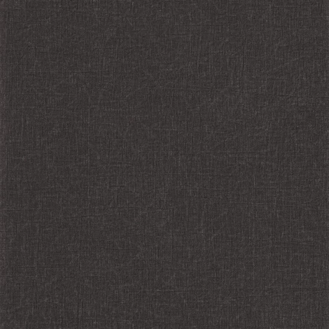 Casadeco Szövethatású fekete vinyl tapéta Java Noir Reglisse 53 cm X 10 m