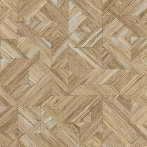 Casadeco Geometriai mintás 3D hatású bézs vinyl tapéta Paille Beige Paille 53 cm X 10 m