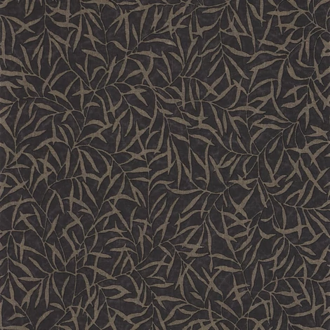 Casadeco Bambusz mintás elegáns fekete vinyl tapéta Bambu Noir Reglisse 53 cm X 10 m