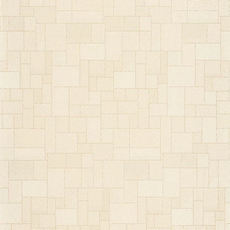 Casadeco Geometriai mintás modern bézs vlies tapéta Kensai Beige Sable 53 cm X 10 m