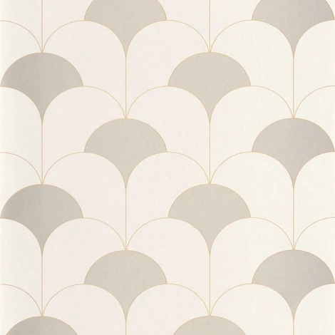 Casadeco Elegáns Art deco bézs vlies tapéta Theatre Beige Lin 53 cm X 10 m