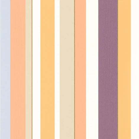 Casadeco Modern csíkos lila-sárga vinyl tapéta Venice Beach Crepuscule 53 cm X 10 m