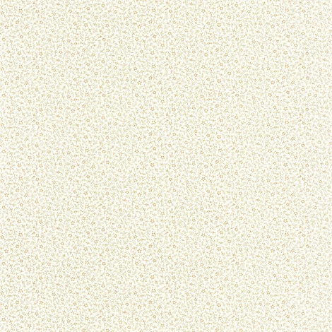 Casadeco Apró virág mintás romantikus bézs vlies tapéta Myosotis Ficelle/Blanc 53 cm X 10 m