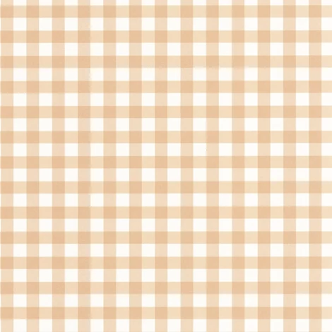 Casadeco Apró kockás bézs vlies tapéta Vichy Beige Rosé 53 cm X 10 m