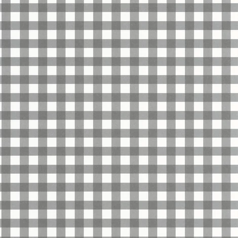 Casadeco Apró kockás szürke vlies tapéta Vichy Anthracite 53 cm X 10 m