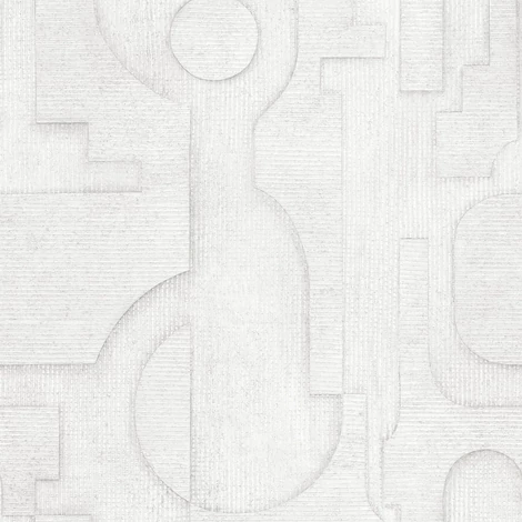 Casadeco Texturált hatású absztrakt mintás szürke vlies poszter tapéta Symbolisme Brume 200 cm X 2,5 m