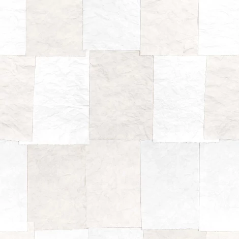 Casadeco Papírlap mintás fehér vlies tapéta Fabrique a Papier Blanc 212 cm X 2,5 m