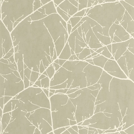 Casadeco Elegáns faág mintás világoszöld vinyl tapéta Vancouver Vert Lichen 53 cm X 10 m