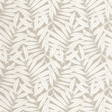 Casadeco Páfrány mintás bézs vlies tapéta Preston Naturel 53 cm X 10 m