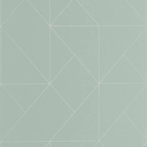 Casadeco Modern geometrikus zöld vlies tapéta Subtilite Celadon 53 cm X 10 m