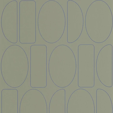 Casadeco Geometriai mintás modern keki vlies tapéta Legerete Vert Kaki 53 cm X 10 m