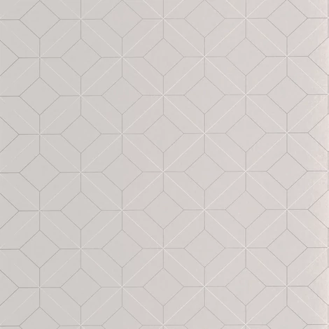 Casadeco Modern geometrikus szürke vlies tapéta Precision Gris Plume 53 cm x 10 m