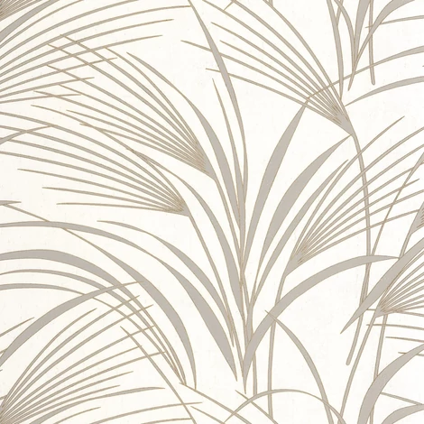 Casadeco Nádszál mintás bézs vinyl tapéta Samarra Naturel 53 cm X 10 m