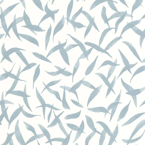 Casadeco Olajfaleveles kék vlies tapéta Clos Des Oliviers Bleu Horizon 53 cm X 10 m