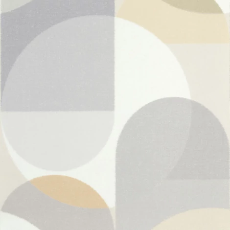 Casadeco Kör mintás drapp-szürke vlies tapéta Abby Naturel 53 cm X 10 m