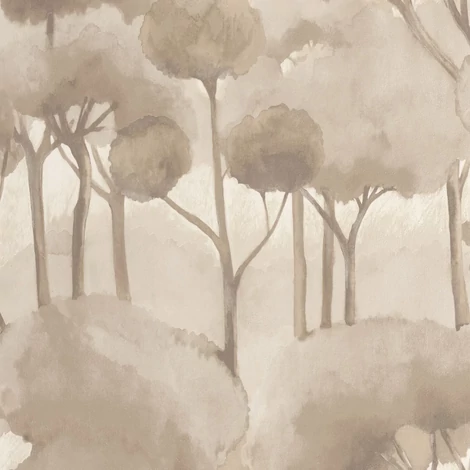 Casadeco Modern fa mintás bézs vinyl tapéta Foret Des Landes Lin 53 cm X 10 m
