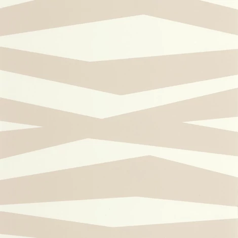 Casadeco Modern vonal mintás bézs vlies tapéta Zebra Game Beige 53 cm X 10 m