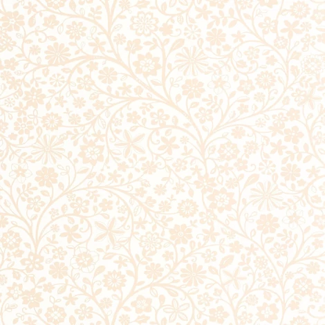 Casadeco Virág mintás rózsaszín vlies tapéta Poetic Flowers Bleu Doux 53 cm X 10 m