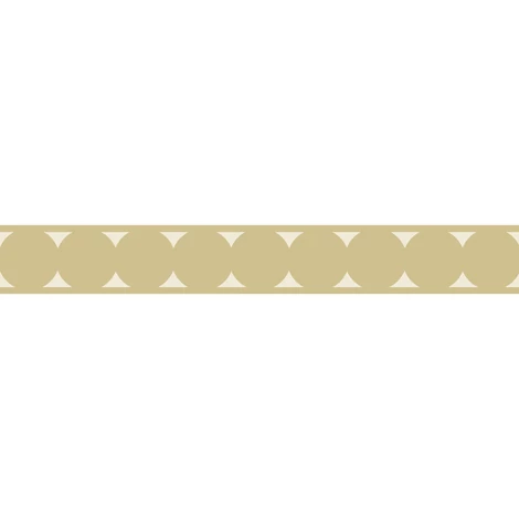 Casadeco Elegáns mintás bézs vlies bordűr La Coquette Beige Lin 5 cm  X 6 m