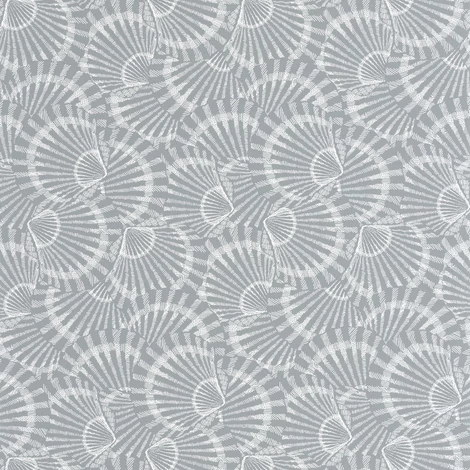 Casadeco Kagyló mintás kék vinyl tapéta Saint Malo Bleu Horizon 53 cm X 10 m