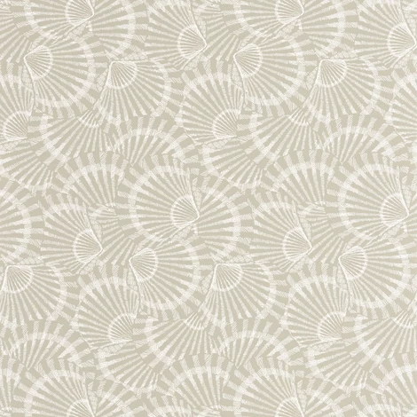 Casadeco Kagyló mintás bézs vinyl tapéta Saint Malo Grege 53 cm X 10 m