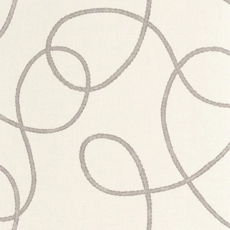 Casadeco Kötél mintás bézs vinyl tapéta Pointe Du Raz Taupe 53 cm X 10 m