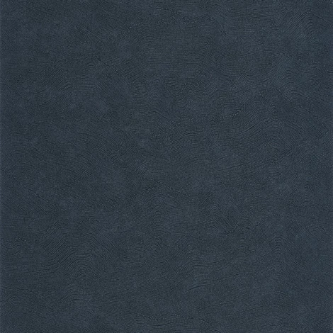Casadeco Hullámos texturált sötétkék vinyl tapéta Cote D'Opale Bleu Orage 53 cm X 10 m