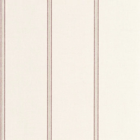 Casadeco Piros vastag csíkos szövethatású vinyl tapéta Saint Briac Reouge Ecrevisse 53 cm X 10 m