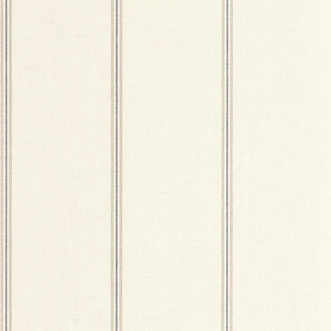 Casadeco Fekete vastag csíkos szövethatású vinyl tapéta Saint Briac Noir Fusain/Lin 53 cm X 10 m