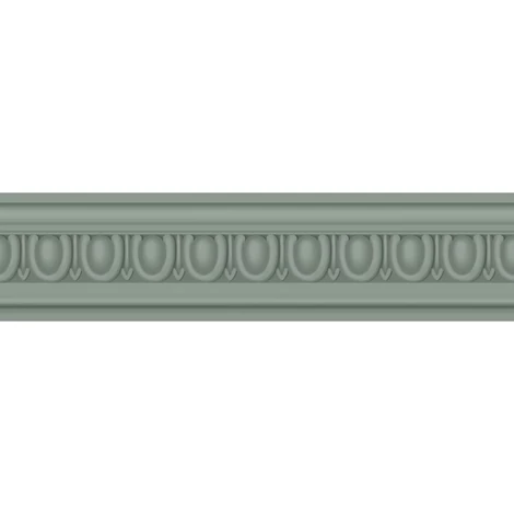 Casadeco Klasszikus széles zöld vlies bordűr La Baronne Celadon 10 cm X 6 m
