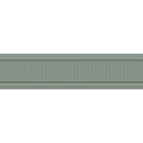 Casadeco Csíkos zöld vlies bordűr La Comtesse Celadon 10 cm X 6 m