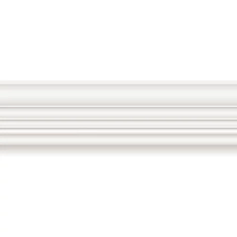 Casadeco Széles fehér vlies bordűr La Royale Blanc Antique 13 cm X 6 m