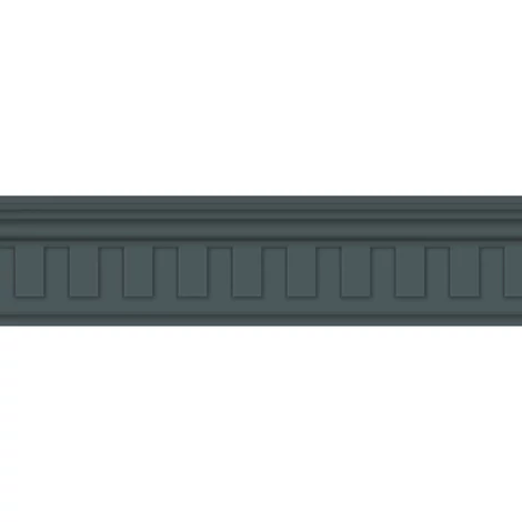 Casadeco Széles olajkék vlies bordűr L'Imperatrice Bleu Petrole 10 cm X 6 m