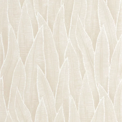 Casadeco krém szanzavéra levélmintás vlies tapéta Sansevieria Blanc Craie 53 cm X 10 m