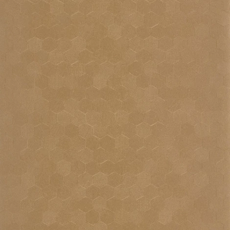 Casadeco hexagon mintás sötét arany vinyl tapéta Meli Dore 53 cm X 10 m