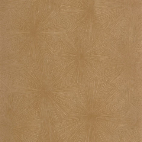 Casadeco sötét arany napmintás vinyl tapéta Helios Dore 53 cm X 10 m