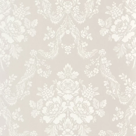 Casadeco szürkés bézs barokk mintás vlies tapéta Pompadour Gris Perle 53 cm X 10 m