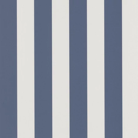 Casadeco Klasszikus tengerkék csíkos vinyl tapéta Baltic Rayure Marine/Blanc 53 cm X 10 m