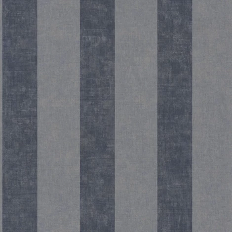 Casadeco Vastag csíkos fekete vinyl tapéta Rivage Alize Noir 53 cm X 10 m