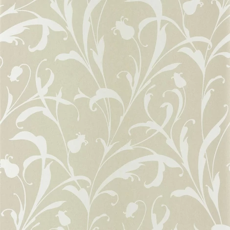 Casadeco Modern zöld vlies tapéta szatén fénnyel Opaline Vert Amande 53 cm X 10 m