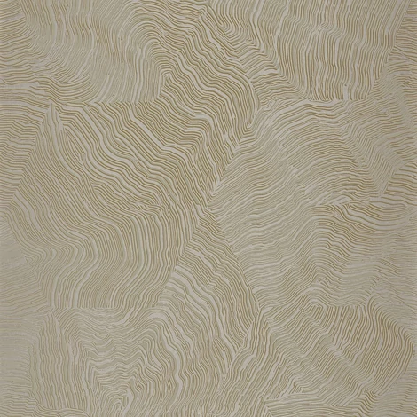 Casadeco Moaré mintás elegáns zöld vlies tapéta Infusion Vert Amande 53 cm X 10 m