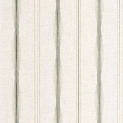 Casadeco Szövethatású modern csíkos bézs vinyl tapéta Variation Vert Sauge 53 cm X 10 m