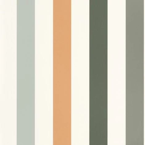 Caselio Csíkos zöld vinyl tapéta Stay Positive Kaki 53 cm X 10 m