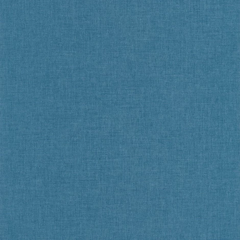 Caselio Lenvászon hatású élénk kék vinyl tapéta Uni Mat Bleu Jean 53 cm X 10 m
