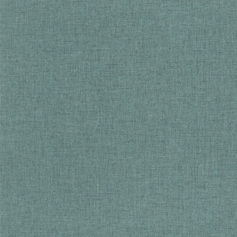 Caselio Lenvászon hatású kékes zöld vinyl tapéta Uni Mat Vert Malachite Chine 53 cm X 10 m