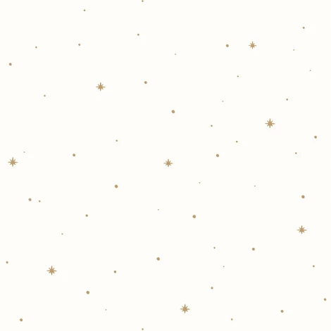 Caselio Csillagos fehér vlies tapéta Rever Camel 53 cm X 10 m