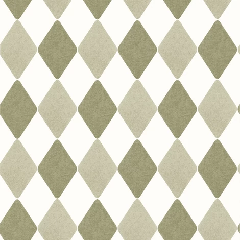 Caselio Geometriai mintás zöld vlies tapéta Danser Kaki 53 cm X 10 m