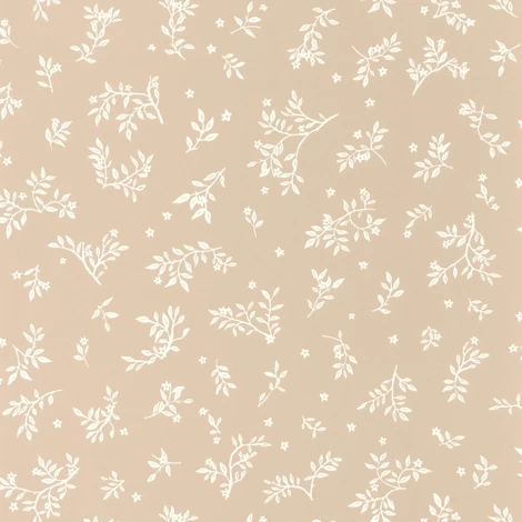 Caselio Romanitkus apró virágos bézs vinyl tapéta Callisto Sable 53 cm X 10 m