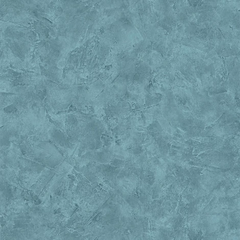 Caselio Elegáns texturált kék vinyl tapéta Patine Uni Bleu Lagon 53 cm X 10 m