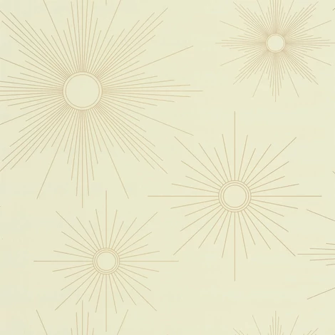 Caselio Napmintás elegáns zöld vinyl tapéta William Vert Amande Or 53 cm X 10 m